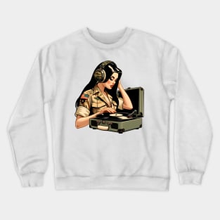 Junglist Pin Up Girl - Junglette Vinyl Edition Crewneck Sweatshirt